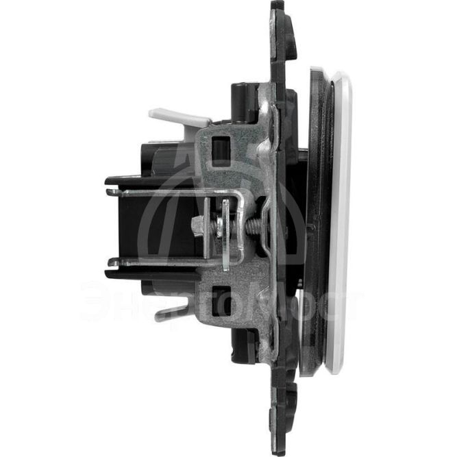 Механизм переключателя 1-кл. СП Valena Allure 10А IP20 250В 10AX с лиц. панелью безвинт. зажимы бел. Leg 752706