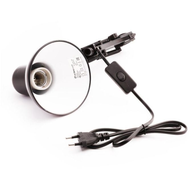 Светильник UF-312P С02 настол. 230В 60Вт черн. Ultraflash 12895