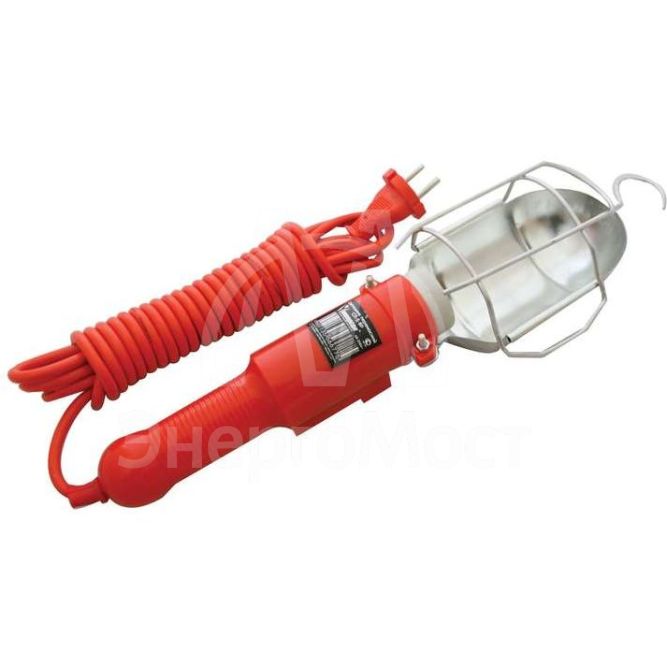 Светильник переносной ПВС 2х0.75 с выкл. и розеткой 5м 220В UNIVersal 966U-0205