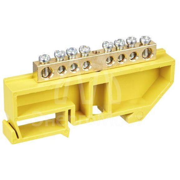 Шина PE &amp;quot;земля&amp;quot; на DIN-изол. ШНИ-6х9-8-Д-Ж IEK YNN10-69-8D-K05