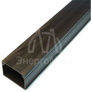 Кабель-канал 40х25 L2000 пластик с двойным замком венге УралПак КК-4840025-032