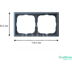 Рамка 2-м ArtGallery универс. грифель SE GAL000702