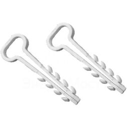 Дюбель-хомут для плоского кабеля 6-12мм бел. (уп.100шт) TOKOV ELECTRIC TKE-DH-6-12-PK-C01