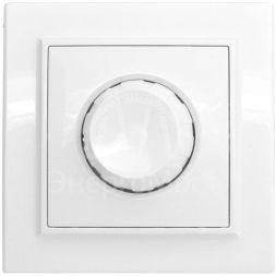 Светорегулятор СП Минск 600Вт 220В бел. Basic EKF ERD06-101-10