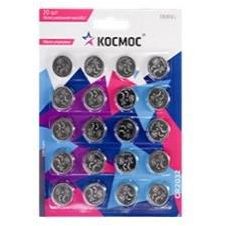 Элемент питания литиевый CR2032 20хBL (уп.20шт) КОСМОС KOC2032BL20
