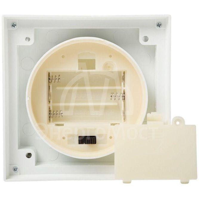 Фонарь декоративный со свечкой бел. корпус 10.5х10.5х24см тепл. бел. Neon-Night 513-042