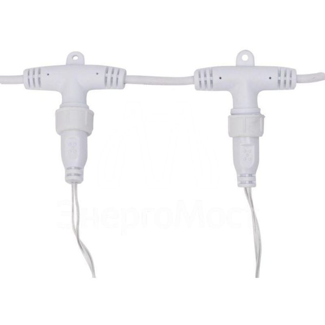 Гирлянда Дождь &amp;quot;ПЛЕЙ-ЛАЙТ&amp;quot; 2х3м 448LED 27Вт 220В IP44 тепл.бел. прозр. провод NEON-NIGHT 235-156-6