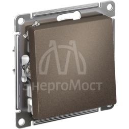 Механизм переключателя перекрестного 1-кл. СП AtlasDesign 10А IP20 (сх. 7) 10AX мокко SchE ATN000671