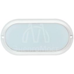 Светильник светодиодный ДПО 4012 12Вт 4000К IP54 овал бел. IEK LDPO0-4012-12-4000-K01