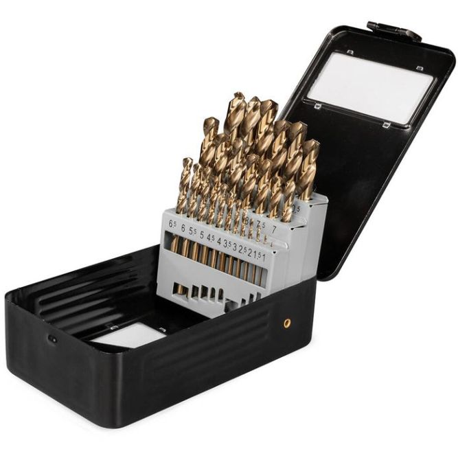 Набор сверл по металлу НСС-25К ПРОФИ КВТ 106206