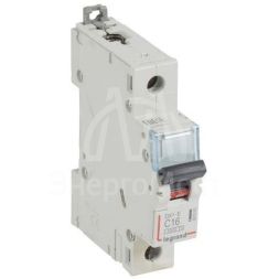 Выключатель автоматический модульный 1п C 16А 6кА DX3-E 6000 1мод. 230/400В Leg 407263