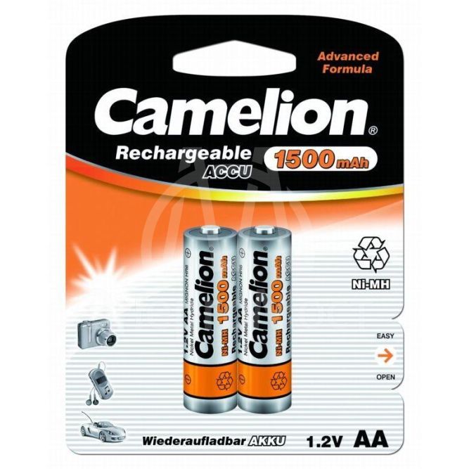 Аккумулятор R6 NI-MN 1500мА.ч BP-2 (блист.2шт) Camelion 3510