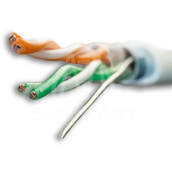 Кабель FTP 2х2х24AWG кат.5е медь Standart 500м (м) SUPRLAN 01-0914