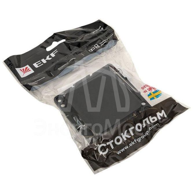 Выключатель 1-кл. Стокгольм 10А винт. клеммы механизм черн. PROxima EKF EZV10-021-20