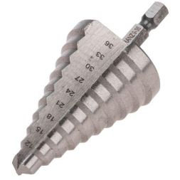 Сверло по металлу ступенчатое 9.0-36.0мм Kranz KR-12-6604