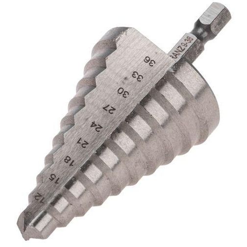Сверло по металлу ступенчатое 9.0-36.0мм Kranz KR-12-6604