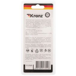 Сверло по металлу ступенчатое 9.0-36.0мм Kranz KR-12-6604