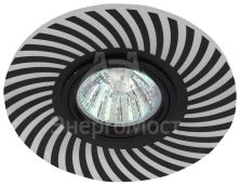 Светильник DK LD32 BK /1 MR16 220В max 11Вт декор. со светодиодной подсветкой черн. ЭРА Б0046908
