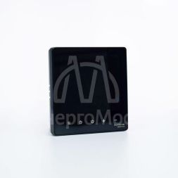 Термостат программируемый ArtGallery 16А с Wi-Fi для электрич. теплого пола моноблочный черн. SE GAL001038