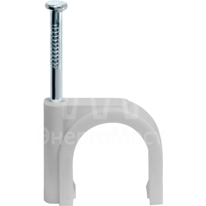 Скоба крепежная круглая с гвоздем d8мм NCR-08-50 (уп.50шт) Navigator 71069