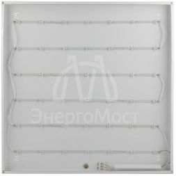 Светильник светодиодный с равномерной засветкой SPO-1-40-6K-M [4] 595х595х25 40Вт 3060лм 6500К (4/72) панель Эра Б0041887