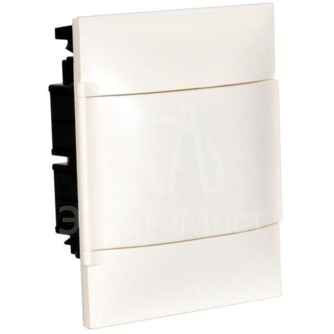 Щиток пластиковый встраиваемый Practibox S 1х8 бел. дверь Leg 134548