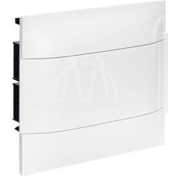 Щиток пластиковый встраиваемый Practibox S 1х8 бел. дверь Leg 134548