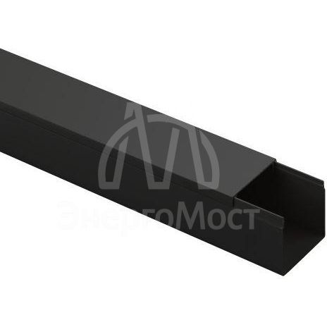 Кабель-канал 40х40 L2000 черн. KK-B-40-40 Эра Б0061745