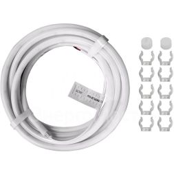 Лента светодиодная Гибкий Неон PFN-03 &amp;quot;SAUNA 24В&amp;quot; 2835/120 3000К d13мм IP68 термостойкая для бани/сауны/бассейна в комплекте: 2 заглушки; 10 крепежей (уп.5м) Pro JazzWay 5058736