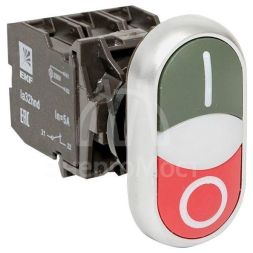 Кнопка LA32HN кр/зел. &amp;quot;Пуск-Стоп&amp;quot; (1з+1р) EKF la32hnd