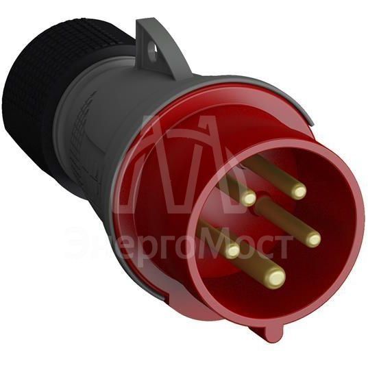 Вилка кабельная Easy&amp;amp;Safe 416EP6 16А 3P+N+E IP44 6ч ABB 2CMA101967R1000