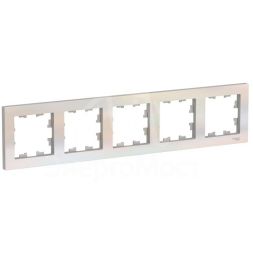 Рамка 5-м AtlasDesign универс. жемчуг SchE ATN000405