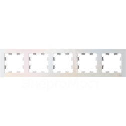 Рамка 5-м AtlasDesign универс. жемчуг SchE ATN000405