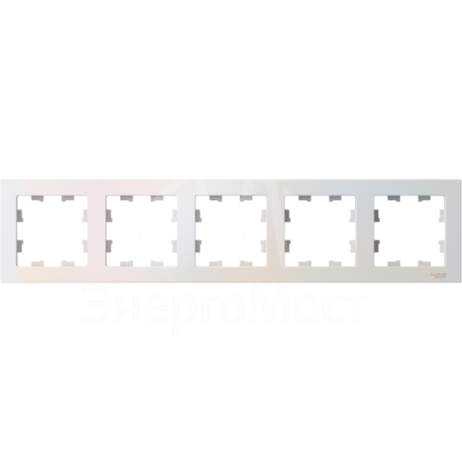 Рамка 5-м AtlasDesign универс. жемчуг SchE ATN000405