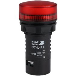 Лампа светодиодная OptiSignal Compact D22 С7-L-F4 красн. 110В AC/DC XB7EV04GP КЭАЗ 362155