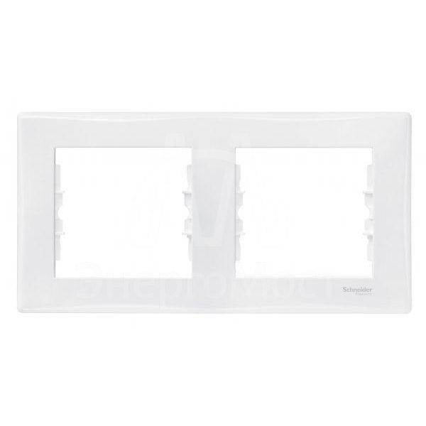 Рамка 2-м Sedna горизонт. бел. SchE SDN5800321