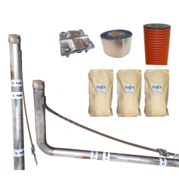 Комплект электролитического заземления горизонтальный 3 метра | Стенка 4мм