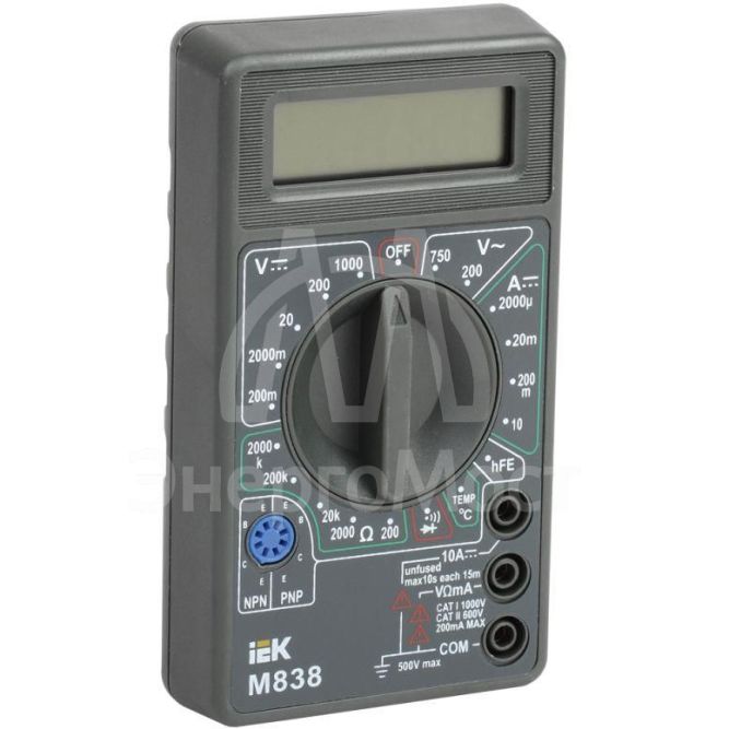 Мультиметр цифровой Universal M838 IEK TMD-2S-838