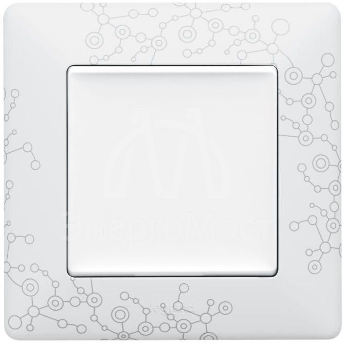 Панель лицевая Valena Life для 1-кл. выкл. бел. Leg 755000
