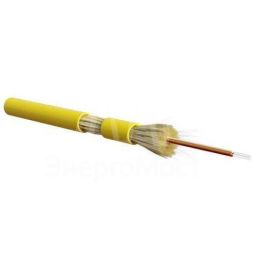 Кабель FO-DT-IN-9S-4-LSZH-YL волоконно-оптический 9/125 (SMF-28 Ultra) одномод. 4 волокна плотн. буф. покр. (tight buffer) для внутрн. прокладки LSZH IEC 60332-3 (-40град.C - +70град.C) желт. Hyperline 388418