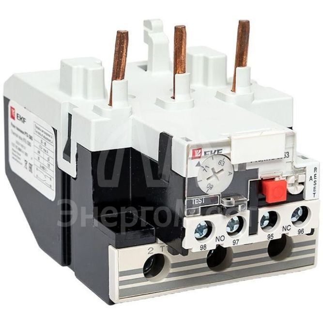 Реле тепл. РТЭ 3363 63-80А EKF rel-3363-63-80