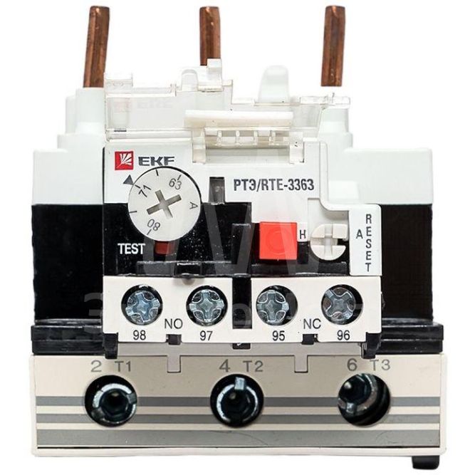 Реле тепл. РТЭ 3363 63-80А EKF rel-3363-63-80