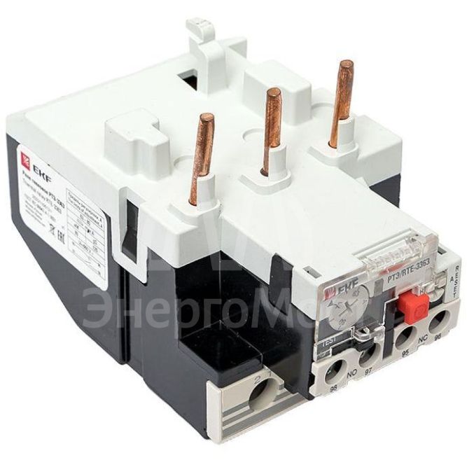 Реле тепл. РТЭ 3363 63-80А EKF rel-3363-63-80