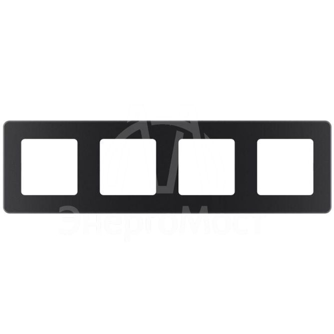 Рамка 4-м Inspiria антрацит Leg 673963