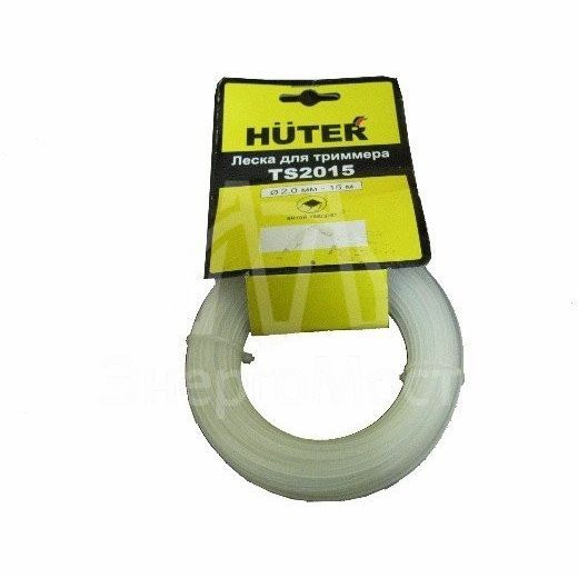 Леска Huter TS2015 для триммера, 2 мм, витой квадрат