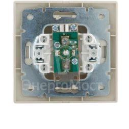 Розетка телевизионная оконечная TV СП Mira крем./крем. LEZARD 701-0303-130