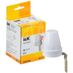 Фотореле ФР 601 2200ВА IP44 сер. IEK LFR20-601-2200-003