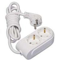 Удлинитель 2х5м с заземл. 16А защ. шторки Makel N2210063