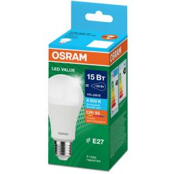 Лампа светодиодная LED G4 Value LVCLA150 15W/965 CRI95 15Вт 6500К 1500лм грушевидная матов. E27 170-250В OSRAM 4058075579217