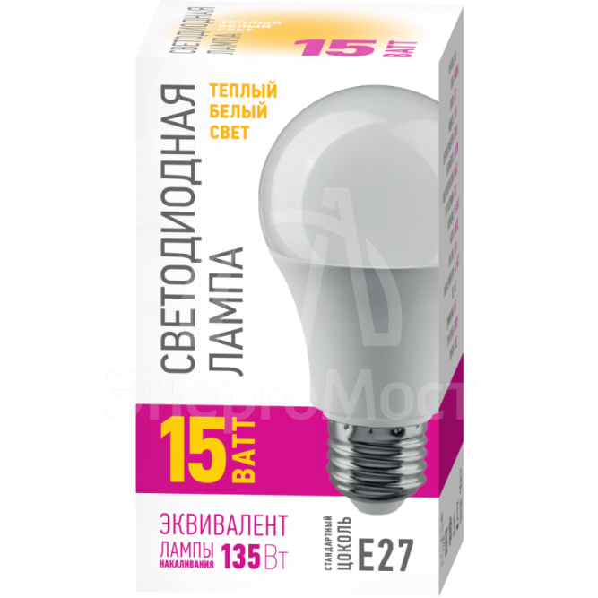 Лампа светодиодная 82 920 OLL-A60-15-230-2.7K-E27-PROMO ОНЛАЙТ 82920